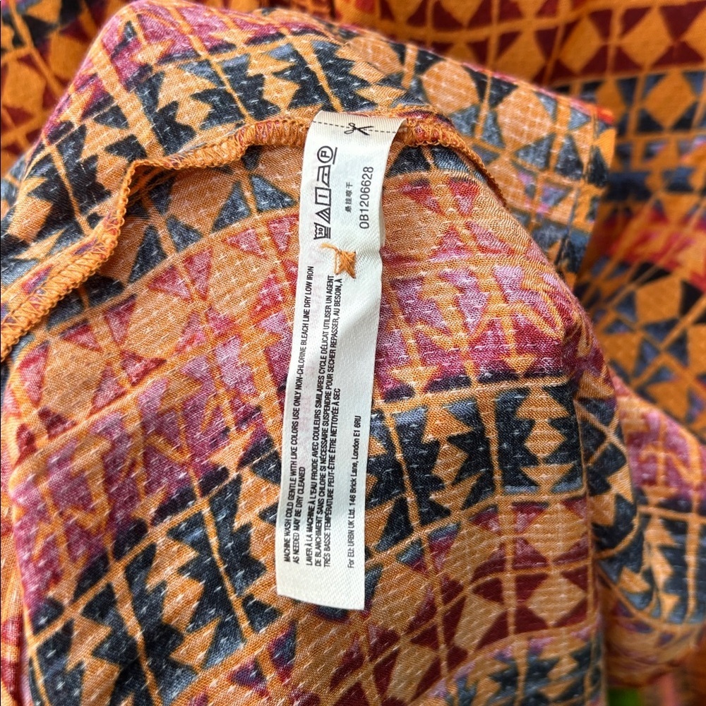 Anthropologie Saturday Sunday Tunic Mini Dress Cottagecore Boho Bohemian Sz Sm - Picture 7 of 10